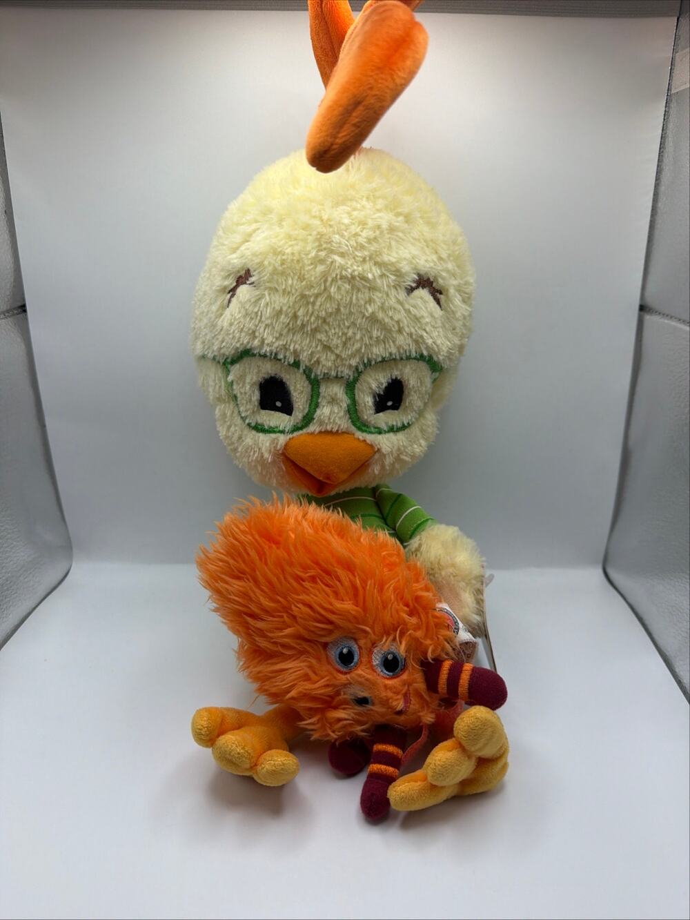 Chicken Little Plush Toy With Alien Kid & original tags 18"